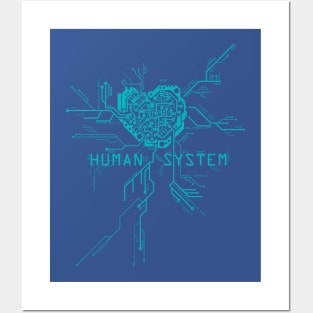 Human System Posters and Art